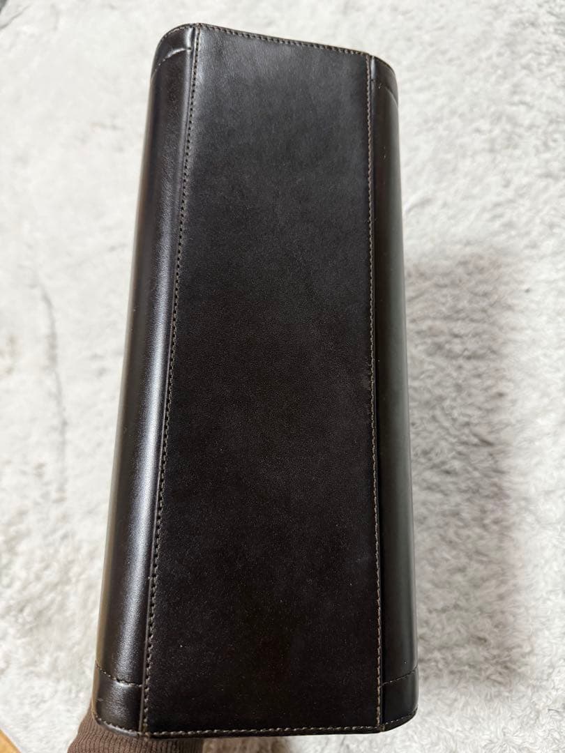 CELINE　セリーヌ　ハンドバッグ　ダークブラウン　カーフ【437】