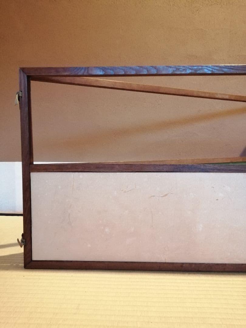 【茶道具】流水金箔ちらし絵風炉先　風炉先屏風　風炉先214