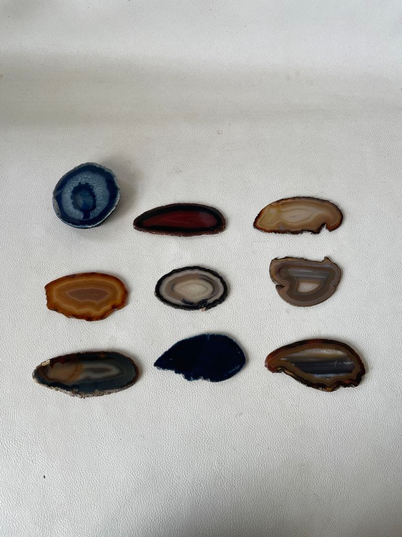 原石 天然石 鉱物 スライス コースター プレート トレイ アクセサリープレート