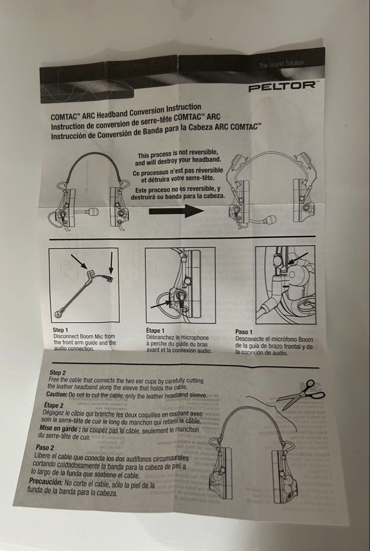 ［実物］Busch Helmet ARC Peltor Adapters