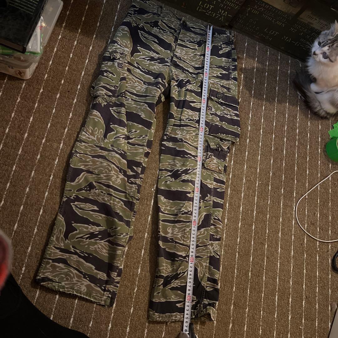 60S 実物　ベトナム戦　タイガーストライプ　パンツ　SOG 特殊部隊