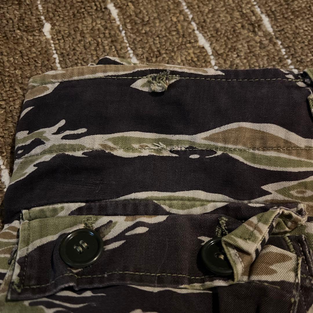 60S 実物　ベトナム戦　タイガーストライプ　パンツ　SOG 特殊部隊