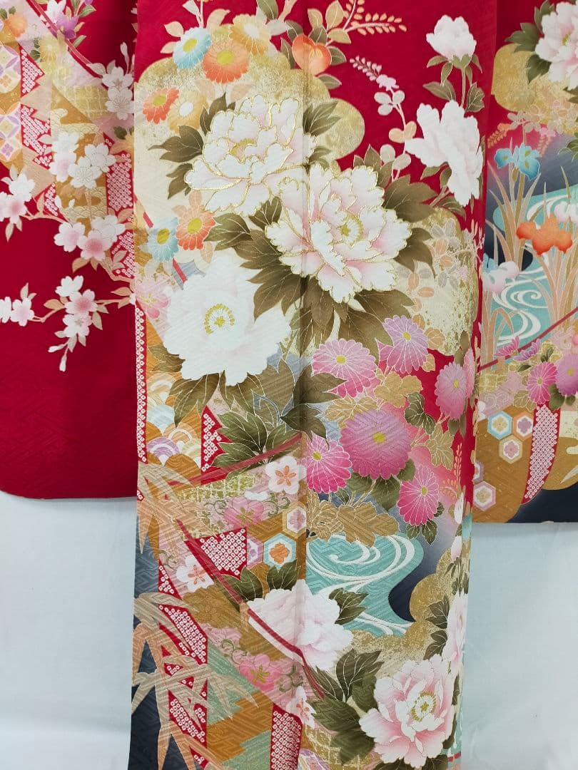 売約済み　美品　正絹　京友禅　振袖3点