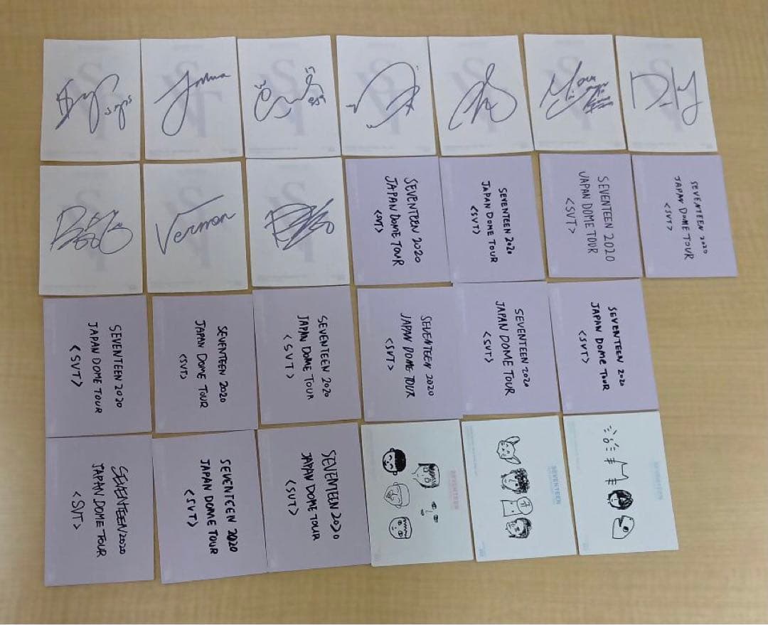 ❶ SEVENTEEN セブチ 2020 SVT ドームツアー トレカ 128枚