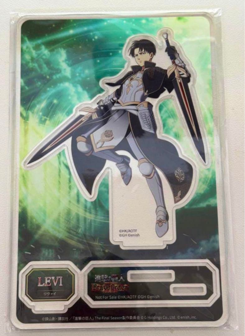 進撃の巨人 ブレオダ アクリルスタンド 閃撃騎士 リヴァイ