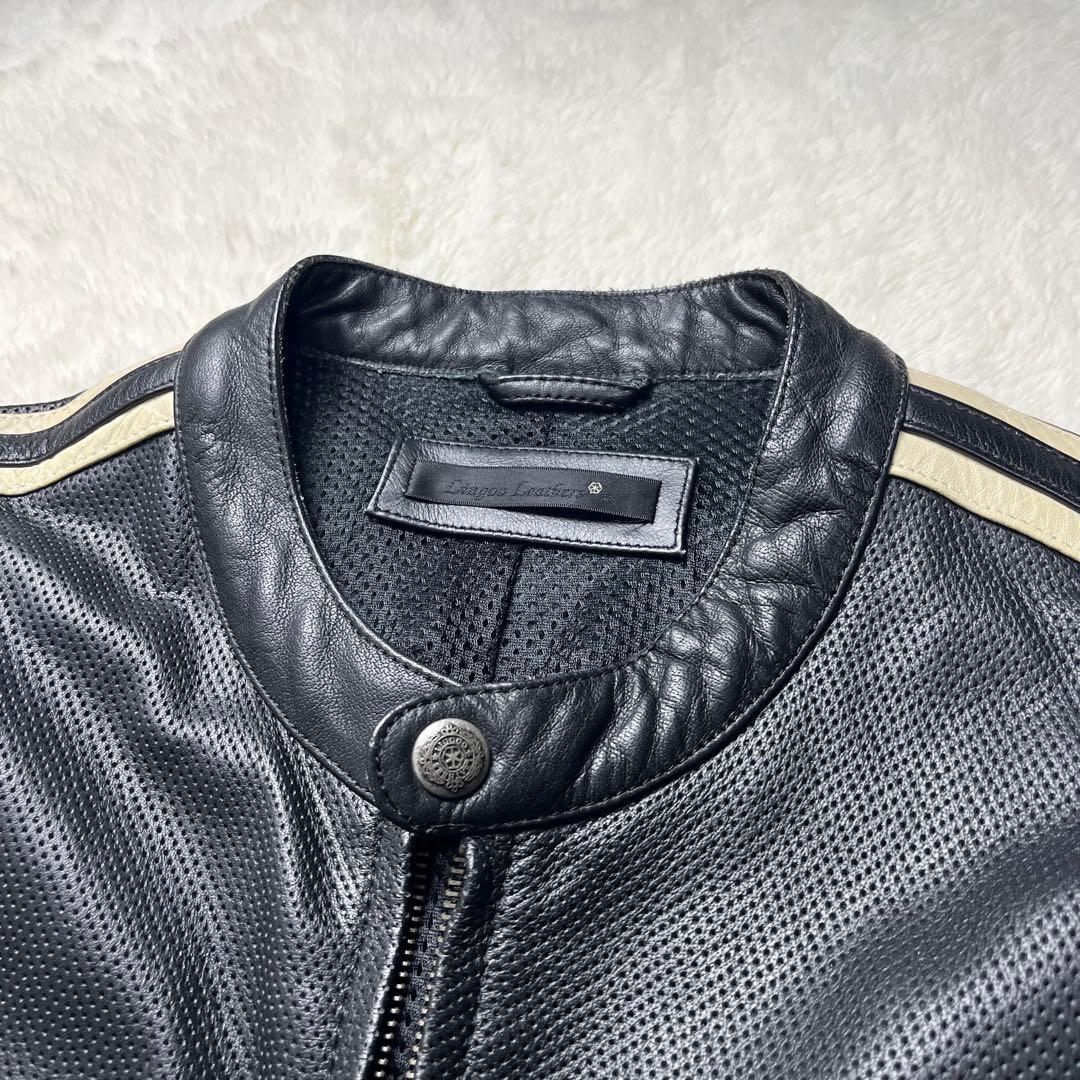 マッツliugoo leathers ライダース　レザージャケット　　3L