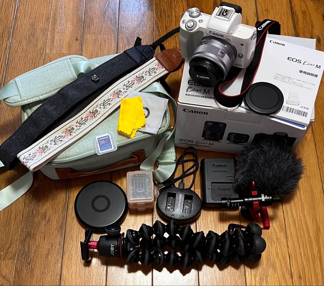 Canon EOS Kiss M ホワイト セット