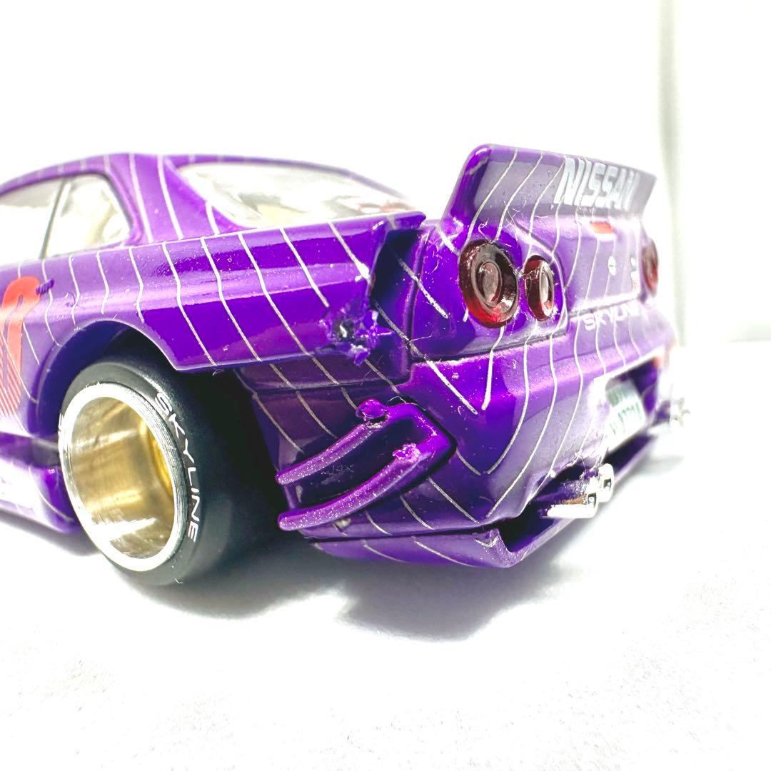 MINIGT Nissan スカイライン GT-R R34 街道ハウス 2セット