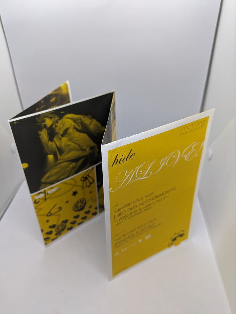 初回限定盤　hide ALIVE　DVD　バックステージパス3枚