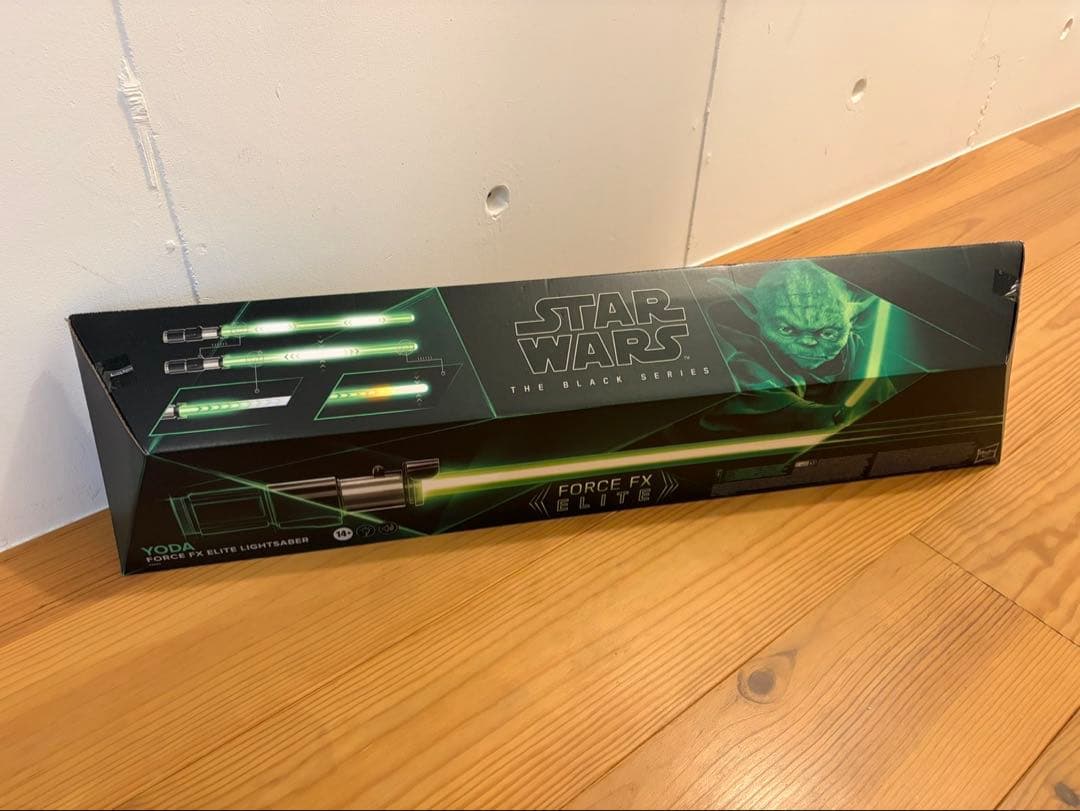 ￼【ほぼ未使用】ハズブロForce FX Elite ヨーダ ライトセーバー