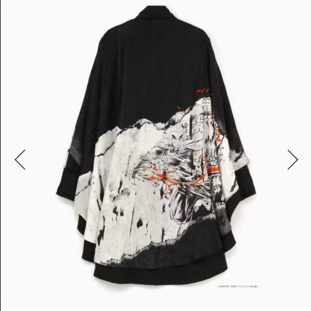 Ground Y×鬼滅の刃　ヨウジヤマモト　煉獄杏寿郎　リバーシブルケープコート