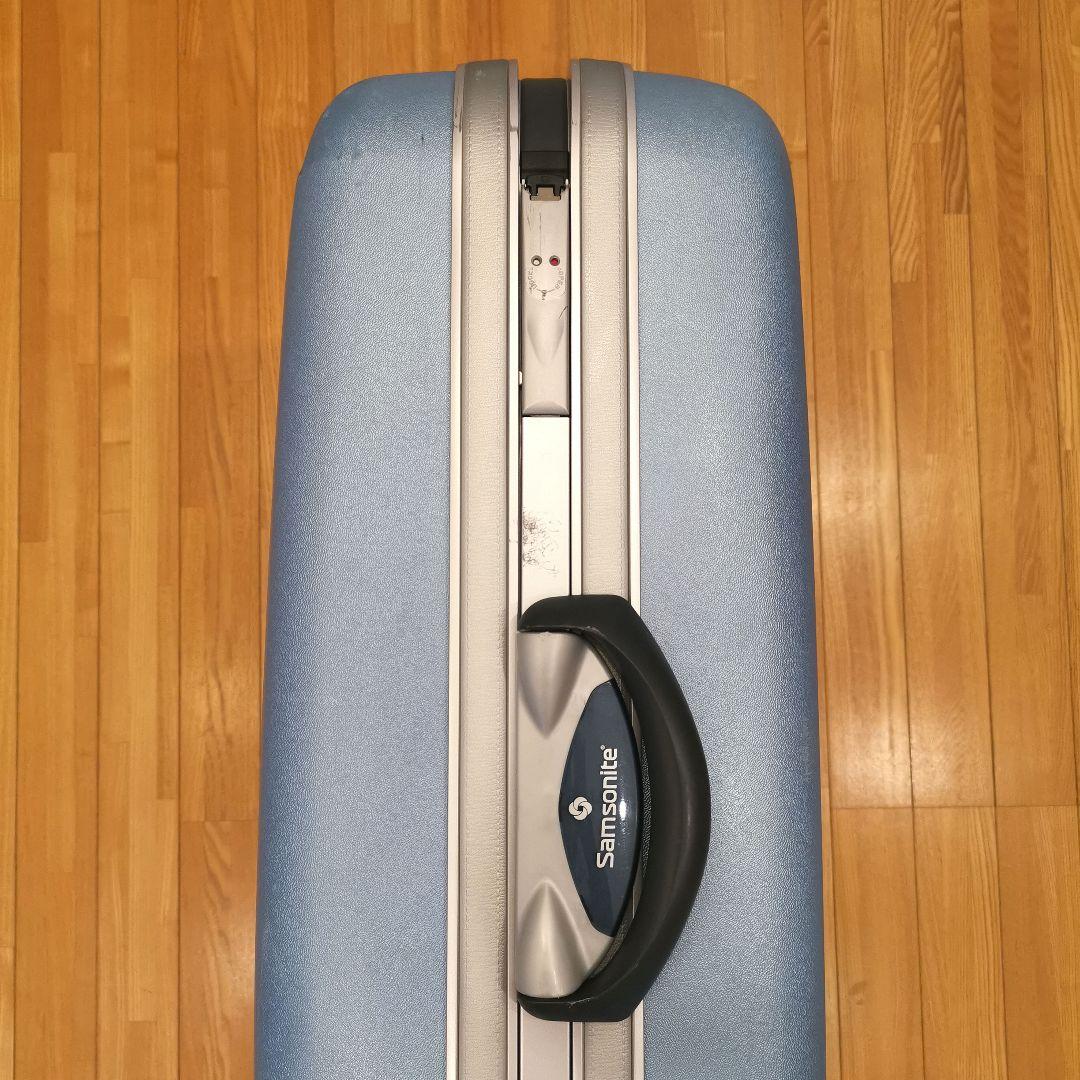 廃盤 サムソナイト シルエットMV 97L スーツケース 大容量 クリアブルー