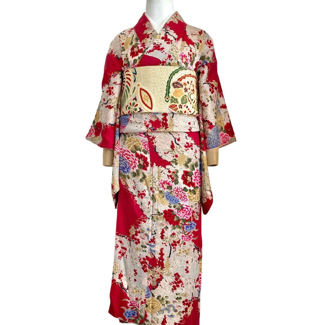 ★ ❤︎ ChoRi ❤︎です★アンティーク着物　ジュニア　大人　着物　NO1