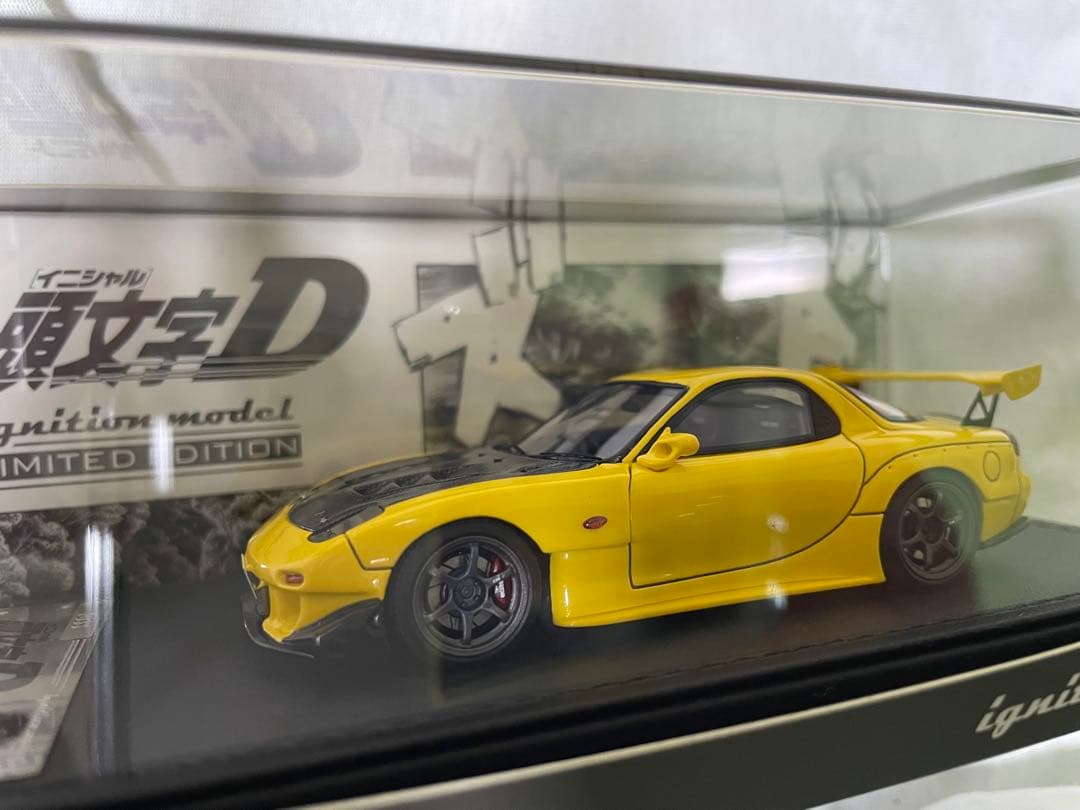 イグニションモデル1/43 RX-7 FD3S 最終戦仕様　高橋啓介フィギュア付