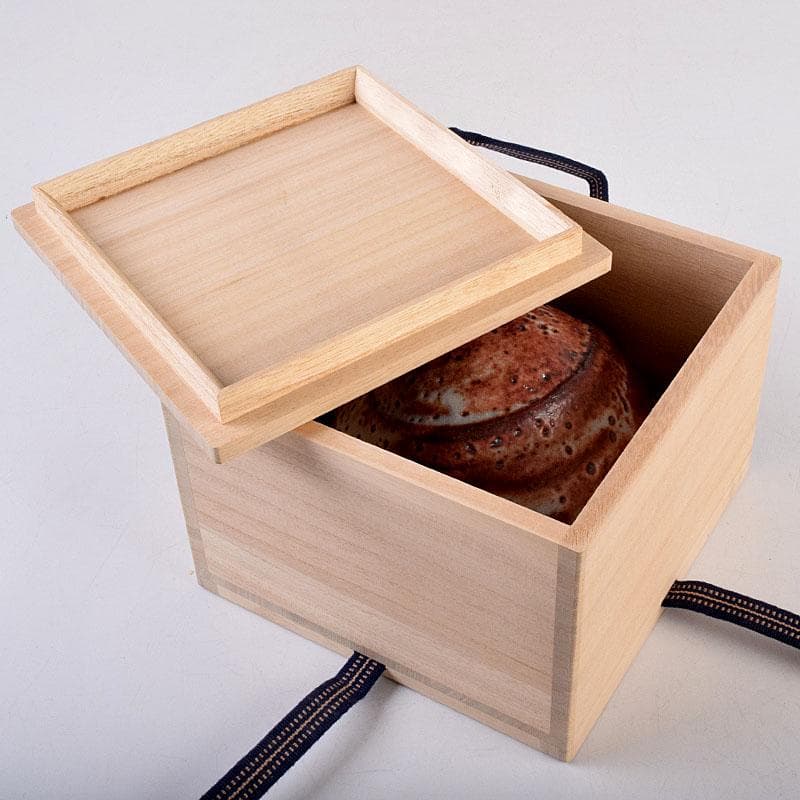 茶道具　美濃焼　深山窯　阪口浩史作　志野掛花入　共布　共箱　C　8390