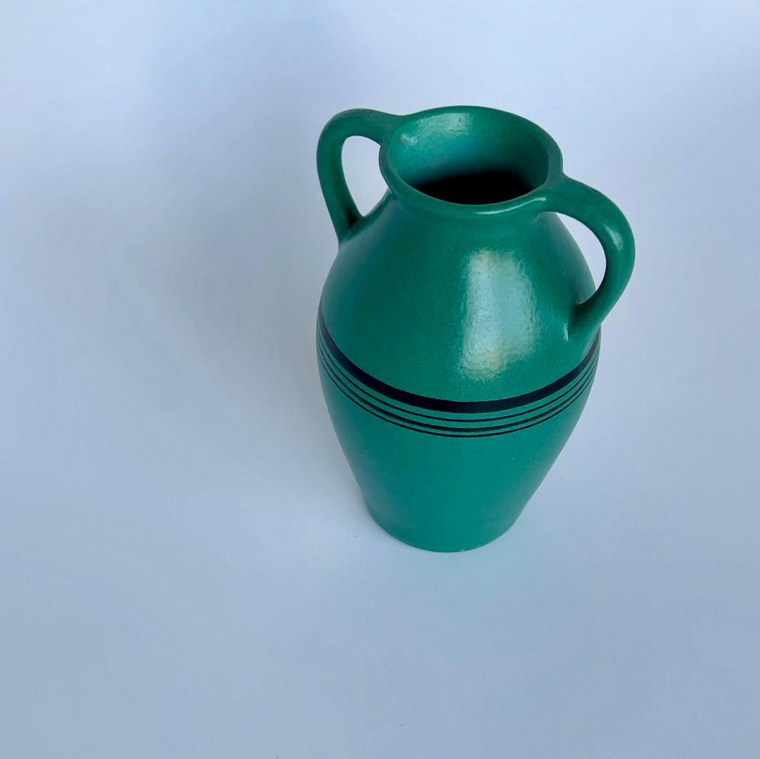 フラワーベース　アールデコ　オランダ陶器　花瓶　ゴーダ　アールヌーボー