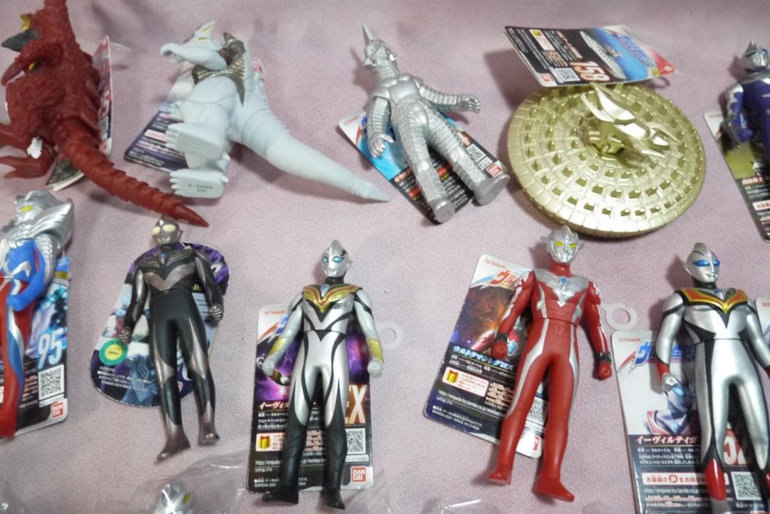 ウルトラヒーローシリーズ500　怪獣シリーズ500　タグ付きソフビ　40体セット