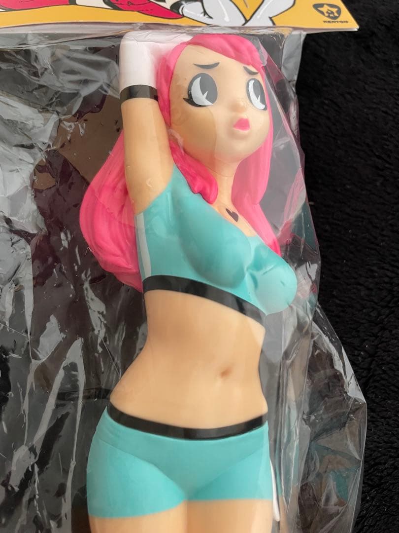 ステッカー付 KENTOO Racing Girls ソフビ フィギュア