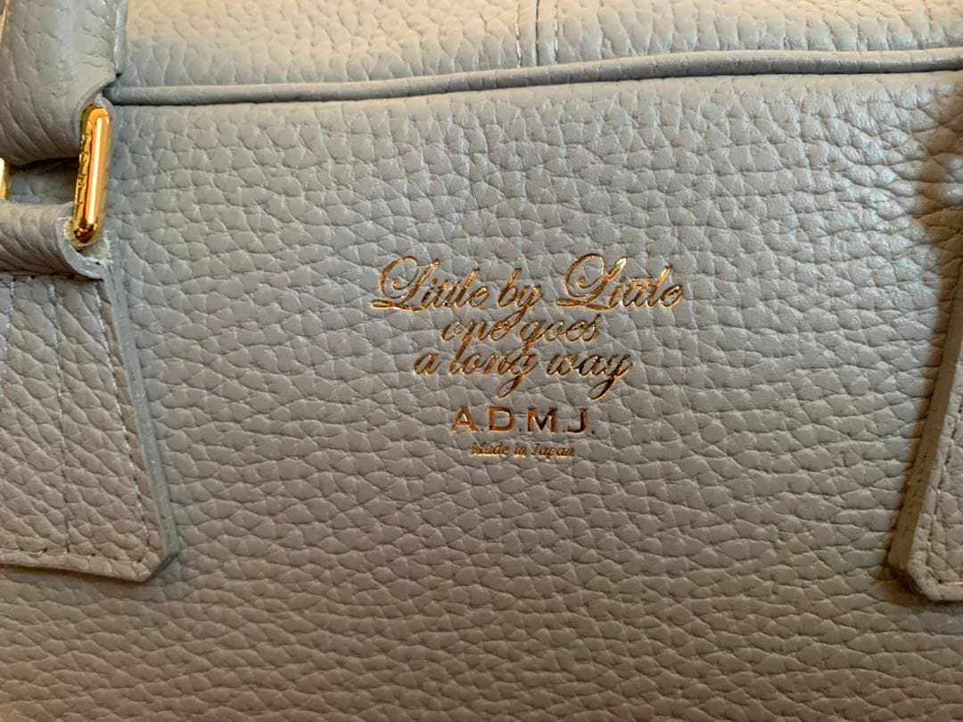 新品未使用【ADMJ】ボストンバッグ ウスクモ(ライトグレー )