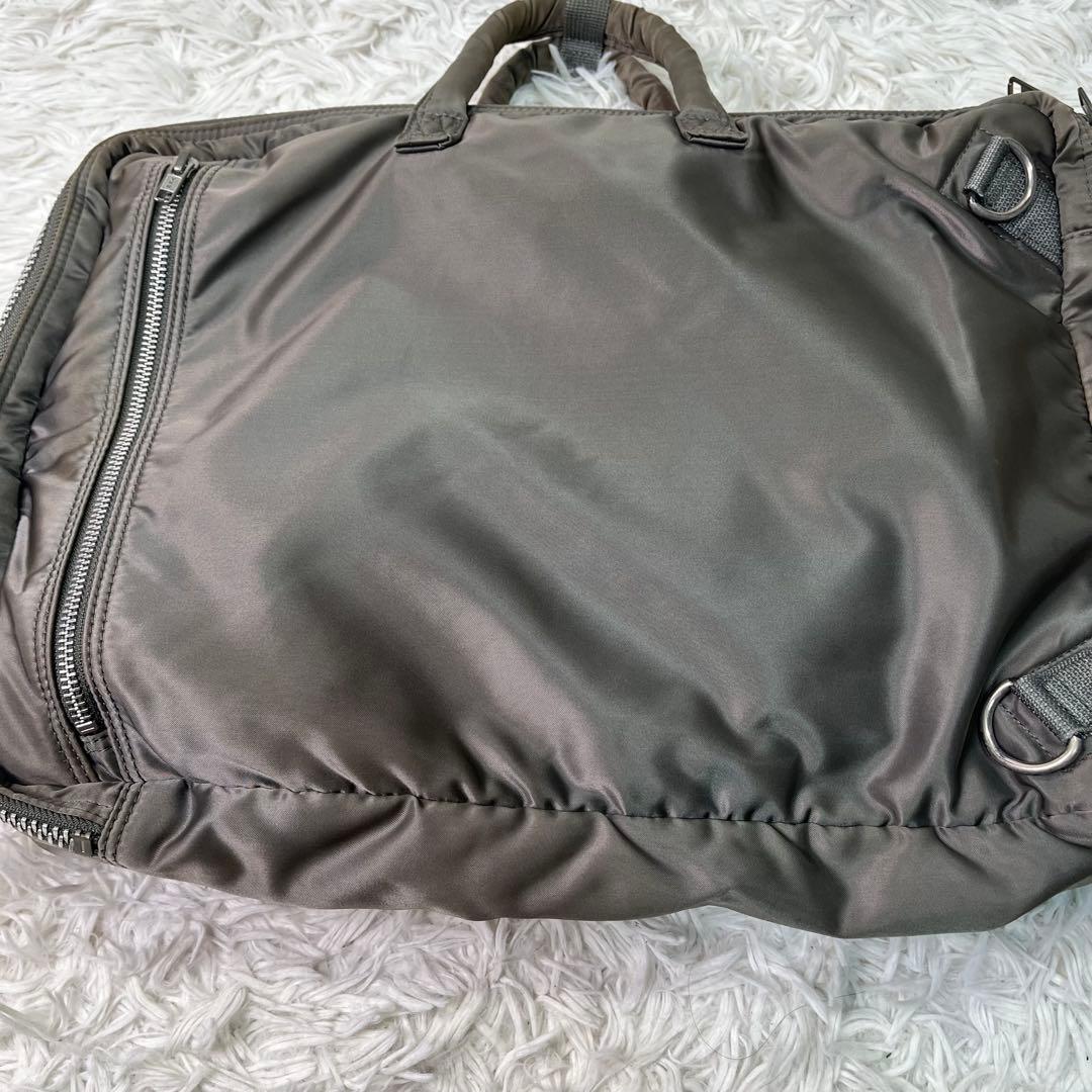 廃盤品✨ポーター タンカー ビジネスバッグ リュック2層3way シルバーグレー