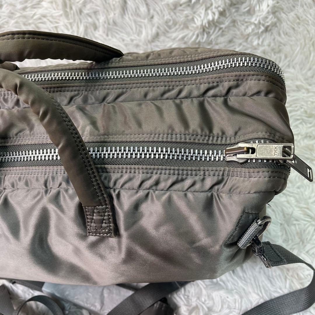 廃盤品✨ポーター タンカー ビジネスバッグ リュック2層3way シルバーグレー