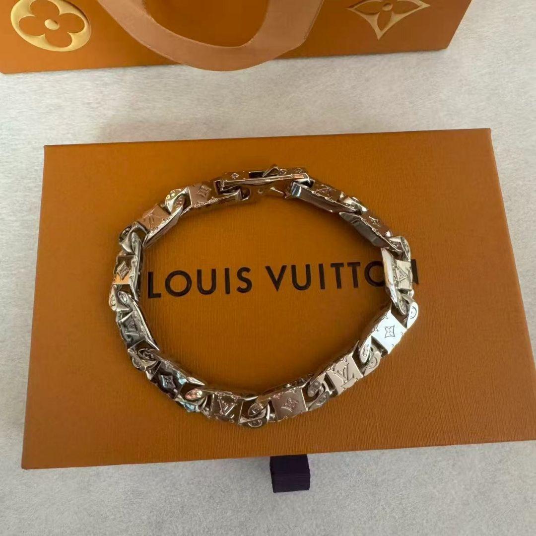 付属品完備 ブレスレット コリエチェーンモノグラム シルバー