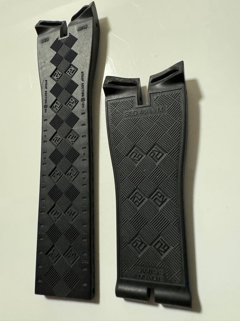 ロジェデュブイ　ラバーベルト SED 46/48 M 黒