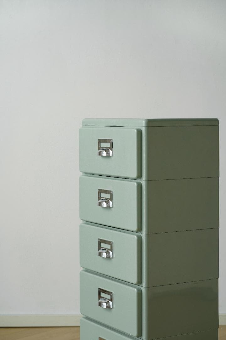 【グリーン】チェスト 組立不要 4段 収納ケース 収納ボックス 引き出し