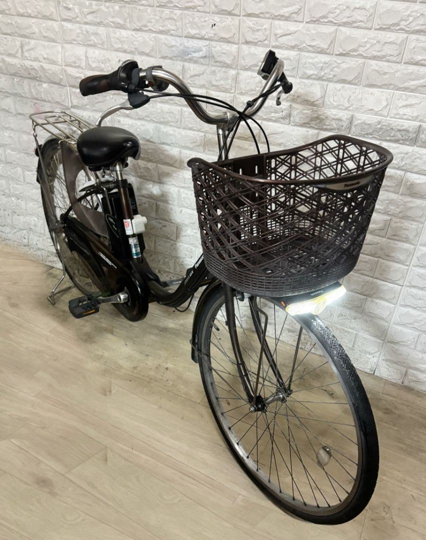 ✨美品⭐️新品サドル✨室内保管✨パナソニックビビ✨電動自転車✨完成車配送