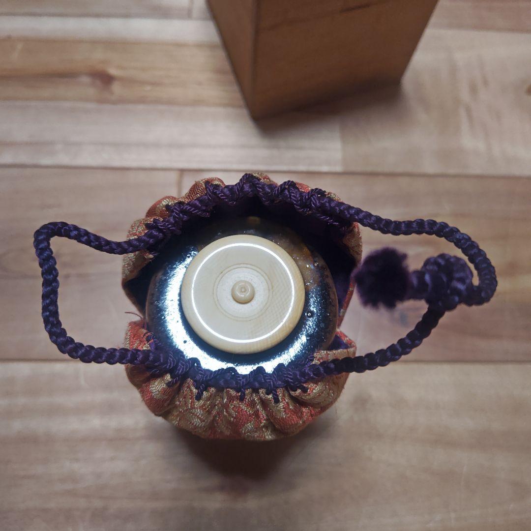 美品　膳所焼　茶入　淡海ぜぜ　陽炎園