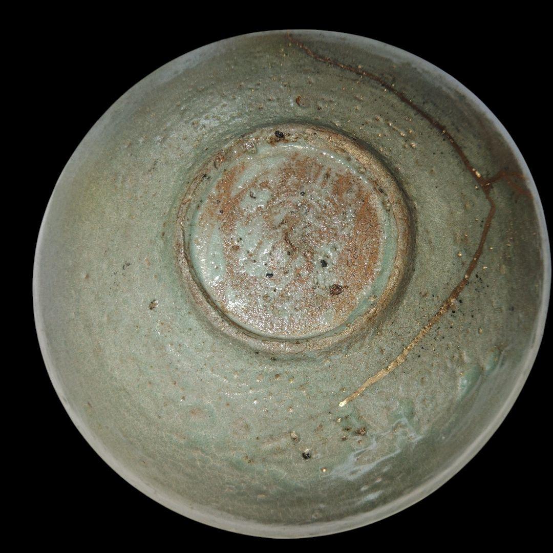 14世紀代　高麗青磁碗　金継ぎ　時代