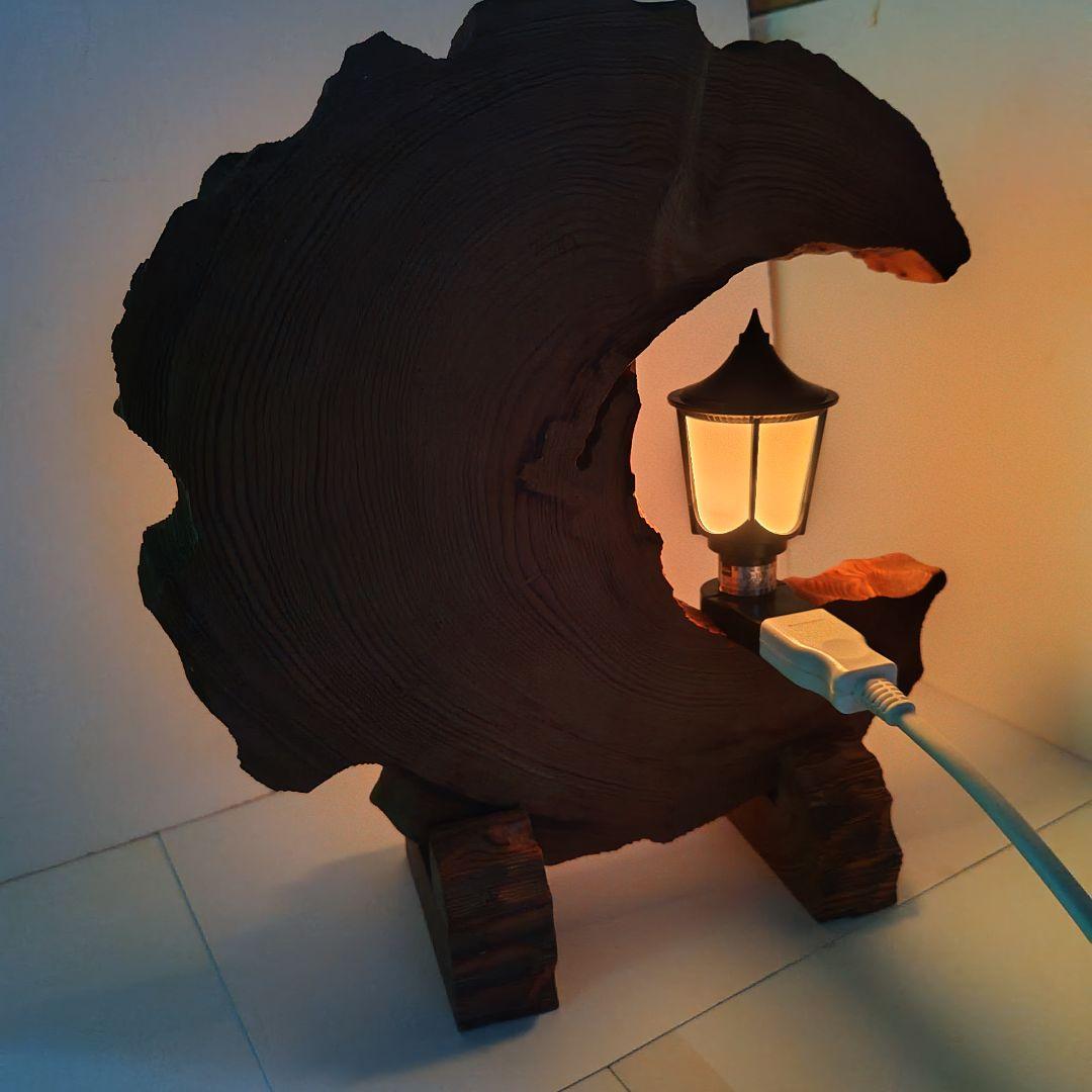 希少　屋久杉 ランプ アンティークライト