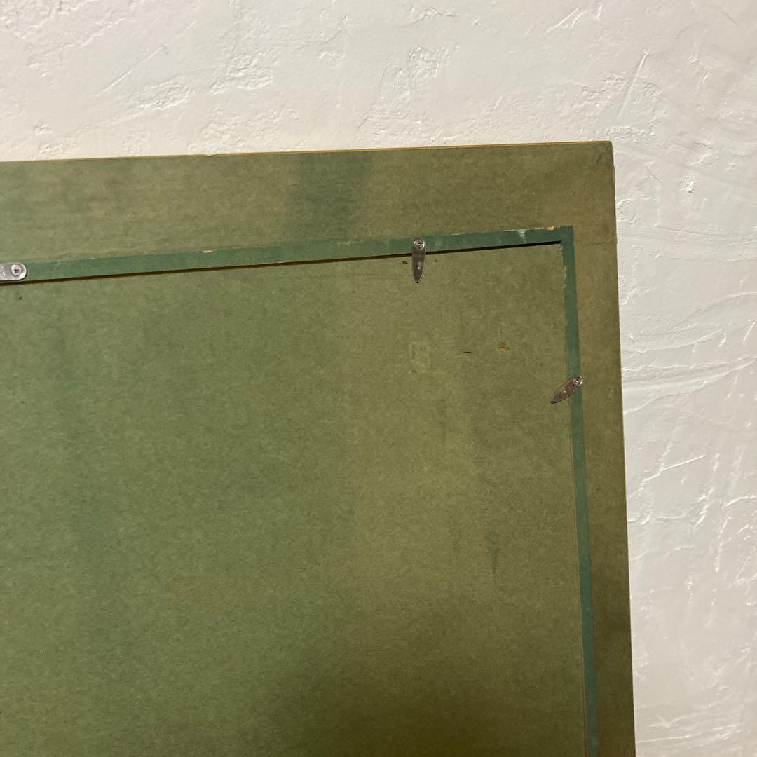 ゴールド装飾木製油彩額縁 アクリル版