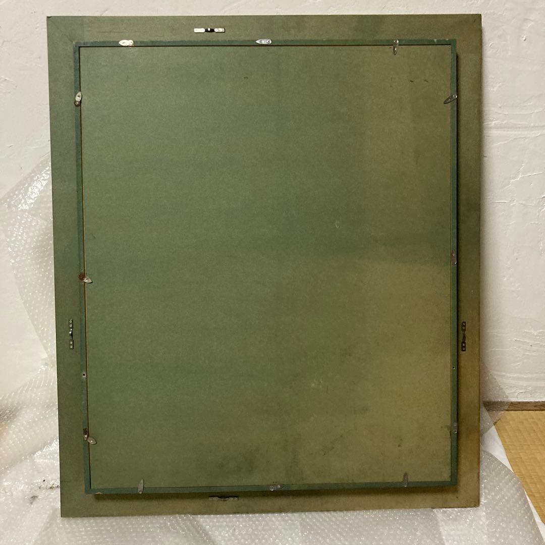 ゴールド装飾木製油彩額縁 アクリル版