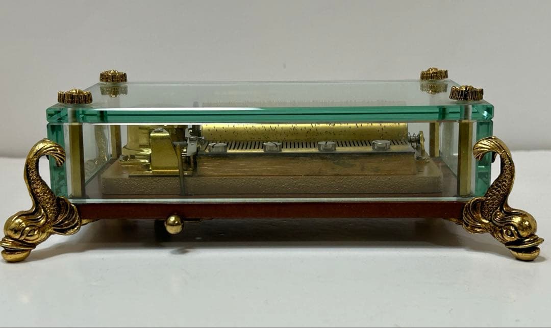 リュージュCH3/50　高級オルゴール 50弁　3曲入り　スイス製　ブルーラベル