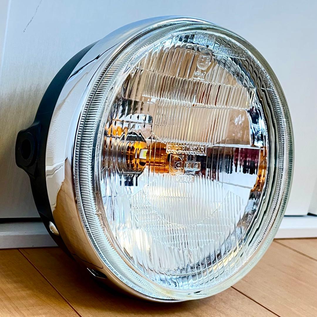 当時物 シビエ 凹み ヘッドライト 極美品 CIBIE マーシャル