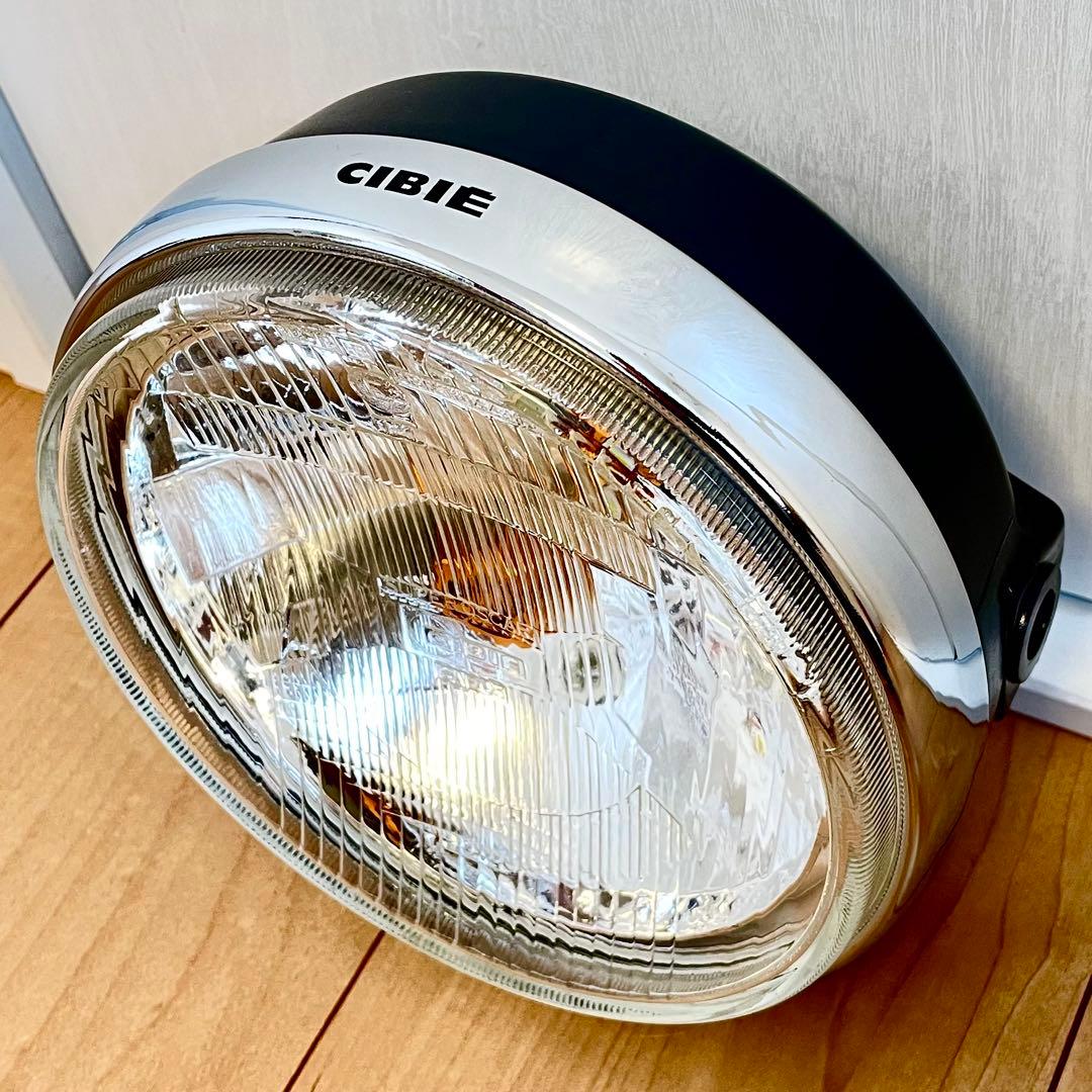 当時物 シビエ 凹み ヘッドライト 極美品 CIBIE マーシャル