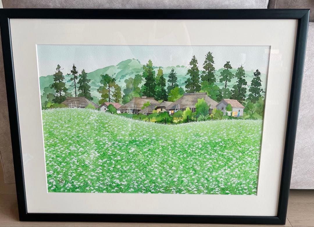 【水彩画/送料込】イシヤマ マリオ