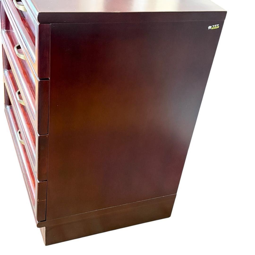 【送料無料】カリモク　サイドチェスト　４段　リビングボード　キャビネット