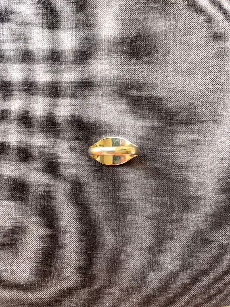 ビンテージ　シグネットリング　9金　9k