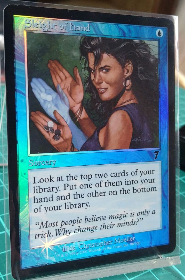 MTG 【Foil】《手練/Sleight of Hand》[7ED] 青C