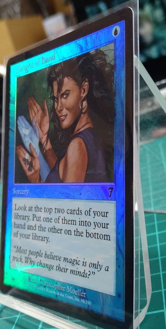 MTG 【Foil】《手練/Sleight of Hand》[7ED] 青C