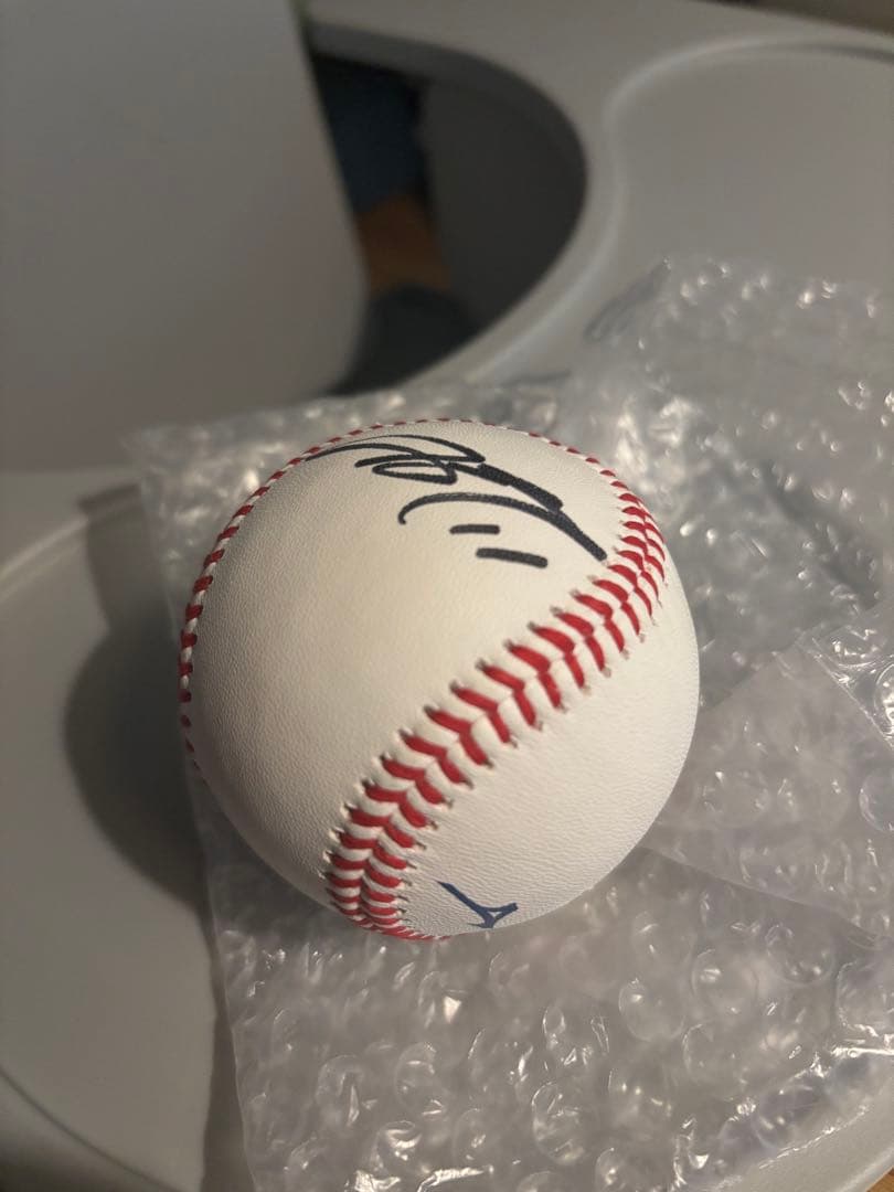 山下舜平大　NPB試合球　直筆サインボール