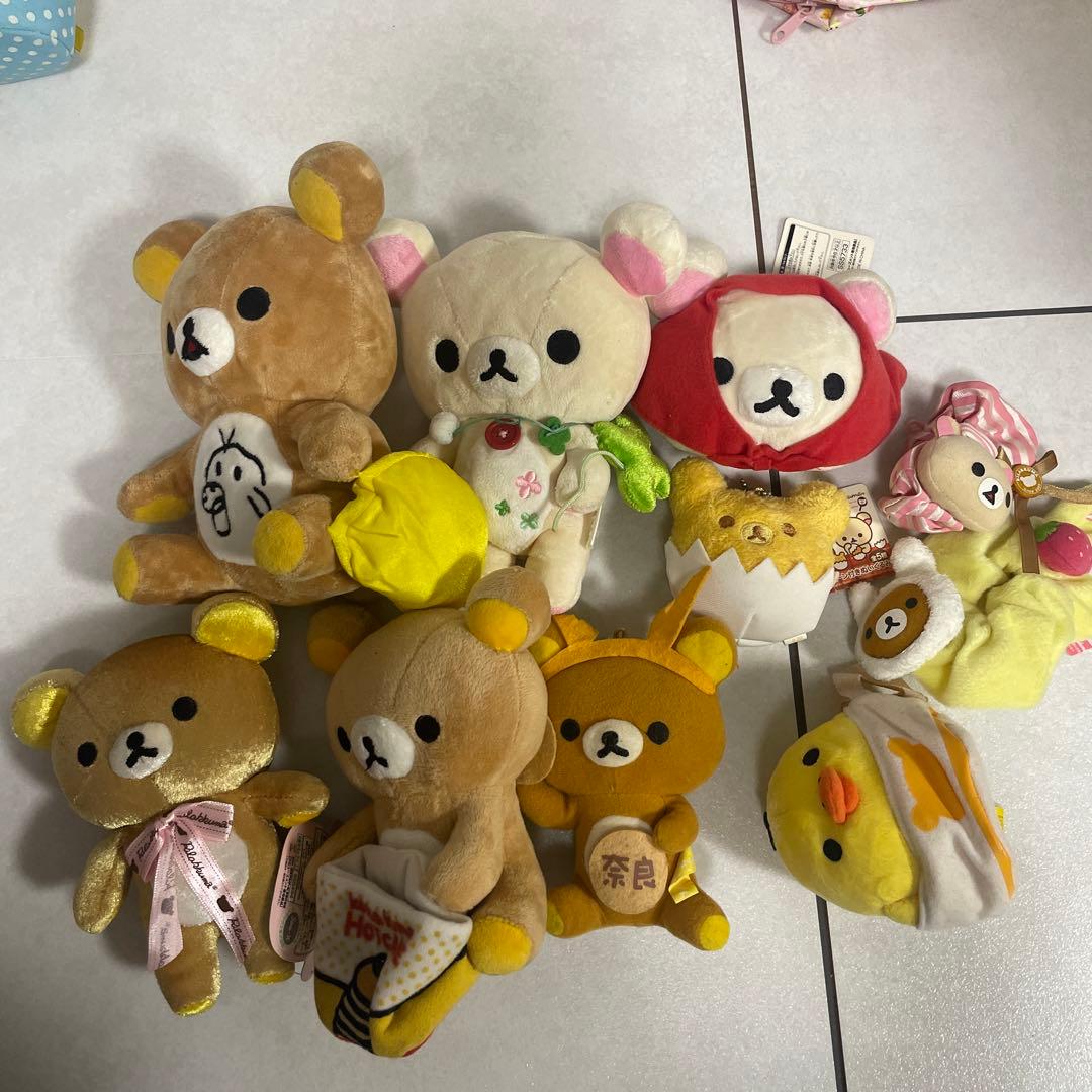 リラックマ　コリラックマ　キイロイトリ　ぬいぐるみ　まとめ売り