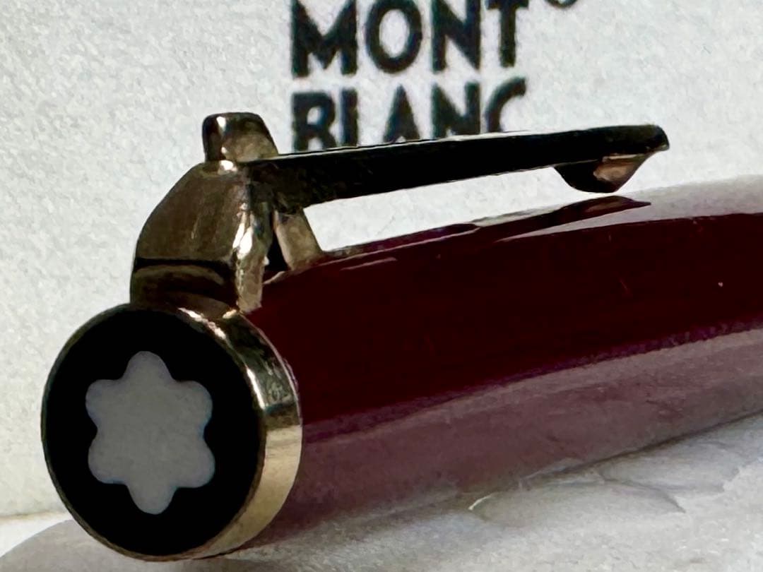 【極美品】モンブラン No 380 ハンマートリガー・ボールペン ボルドー