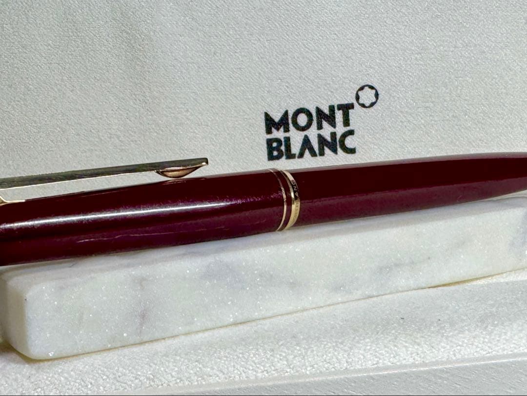 【極美品】モンブラン No 380 ハンマートリガー・ボールペン ボルドー