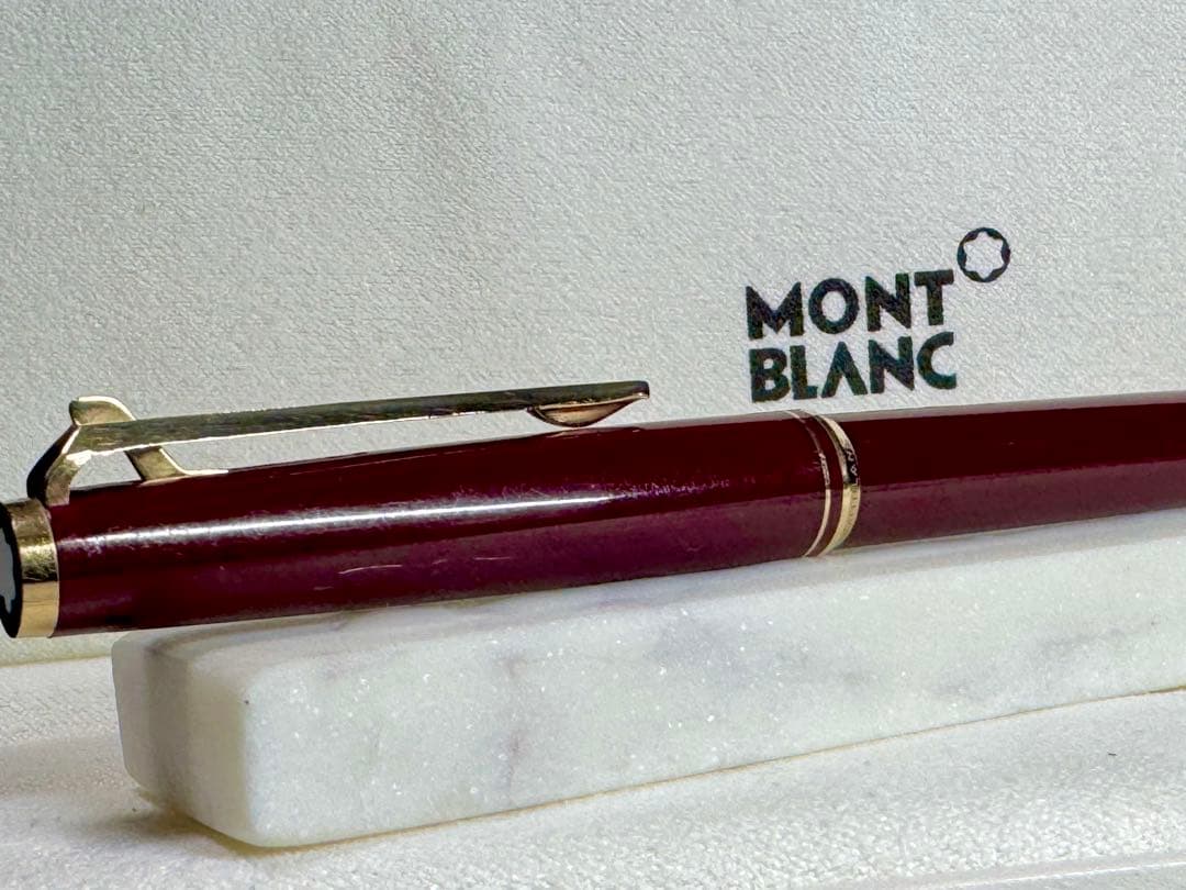 【極美品】モンブラン No 380 ハンマートリガー・ボールペン ボルドー