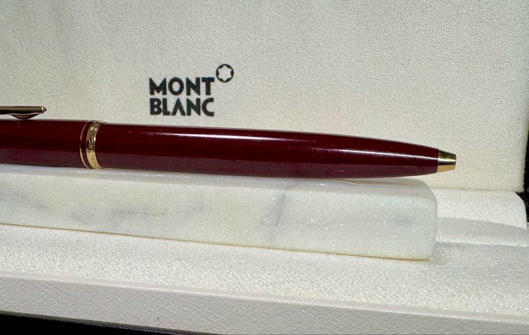 【極美品】モンブラン No 380 ハンマートリガー・ボールペン ボルドー