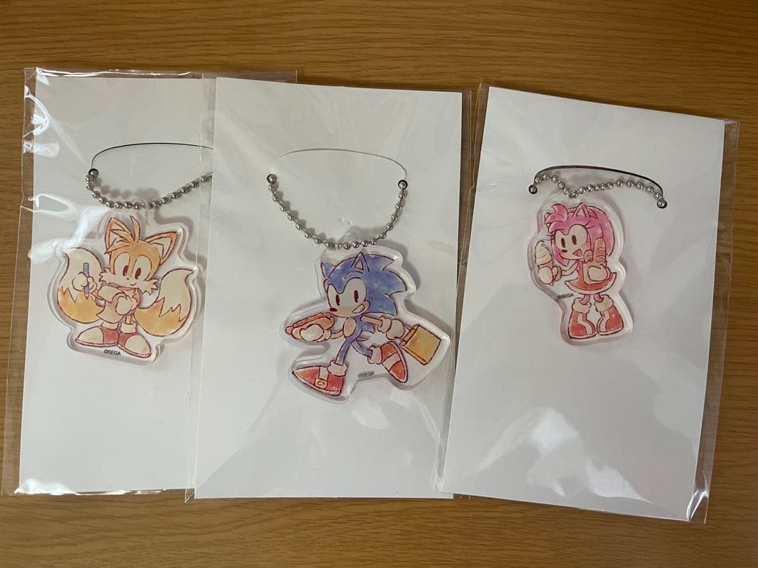 ソニックザヘッジホッグ　アクリルキーホルダー