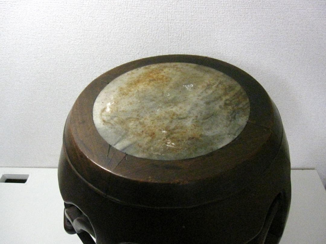 唐木石入り椅子　　　　　G355